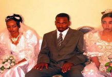 A country where men have to have two marriages is necessary, otherwise...